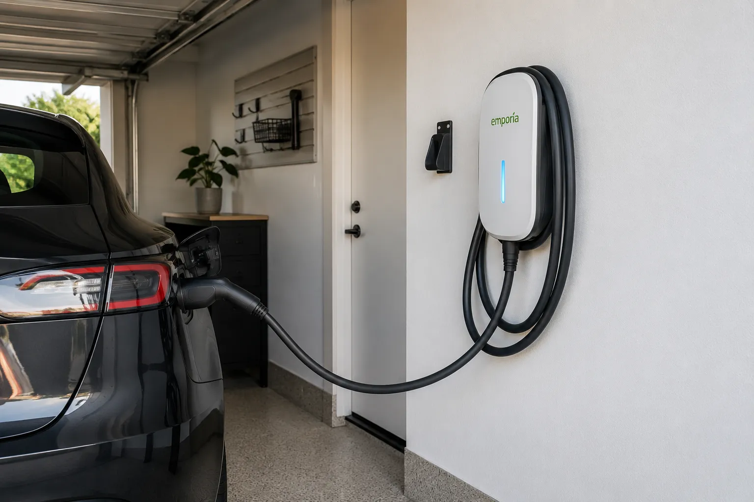 Instalación de cargador eléctrico en garaje residencial privado, Medellín — ingenieros certificados RETIE y CONTE